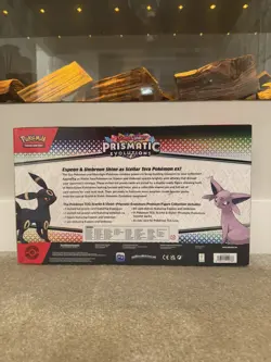 Pokemon TCG Prismatic Evolutions Premium Figure Collection Box New & Sealed - Image 2
