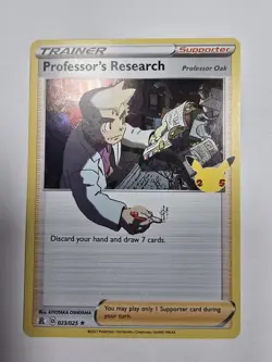 Professor's Research 023/025 Celebrations Holo Pokemon Tcg - Image 1
