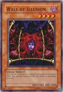 1x (P) Wall of Illusion - SDY-034 - Common - Unlimited Edition YuGiOh - Image 1