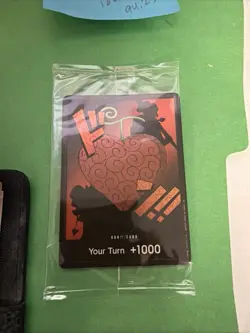 Op12 One Piece Don Card Your Turn + 1000 Devil Fruit Foil Sealed - Image 1