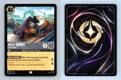 Billy Bones #185/204 Lorcana Azurite Sea 2024 Disney Uncommon TCG - Image 1
