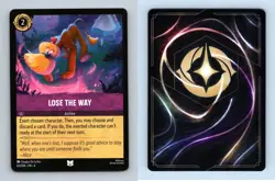 Lose The Way #63/204 Lorcana Azurite Sea 2024 Disney Uncommon TCG - Image 1