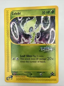 Celebi 2002 Pokemon Card League E-Reader Black Star Promo # 50 - Image 2