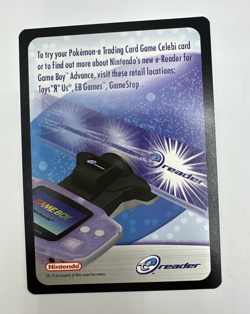 Celebi 2002 Pokemon Card League E-Reader Black Star Promo # 50 - Image 5