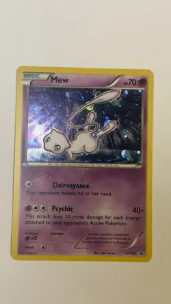 Mew - XY192 - Cosmos Holo Promo - XY Black Star Promos Pokemon Card LP/MP SWIRL - Image 3