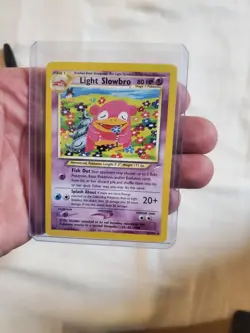 LP Pokemon TCG Light Slowbro 2002 Neo Destiny Card 51/105 Regular Vintage LP - Image 3