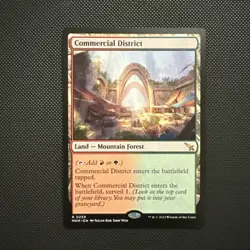 MTG Commercial District MKM 0259 R Regular Rare Land - Image 1