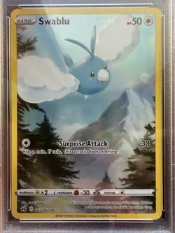 Pokemon Swablu GG27/GG70 Galarian Gallery Holo Crown Zenith PSA 10 - Image 2