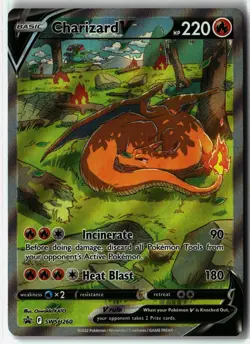 Charizard V ⭐ SWSH260 Holo Promo SWSH Black Star 2019 Pokemon NM - Image 1