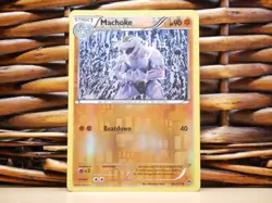 Pokemon MACHOKE 45/111 REVERSE HOLO | LP Light Play | Furious Fists | 2014 - Image 1