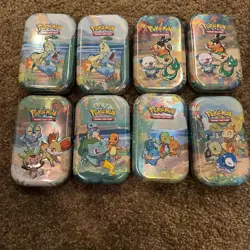 Pokemon TCG Celebrations 8 Mini Tins Empty 820650809378 - Image 1