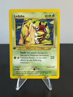 Ledyba 71/105 1st Edition Pokemon Neo Destiny Regular - Image 1