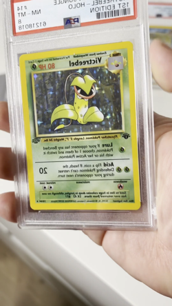1999 Pokemon Jungle Victreebel Holo 1st Edition PSA 8 NEAR MT - Image 2