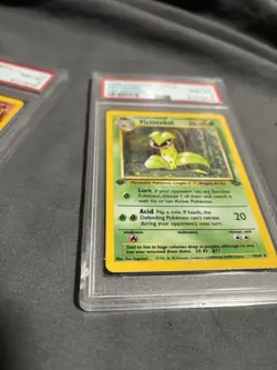 1999 Pokemon Jungle Victreebel Holo 1st Edition PSA 8 NEAR MT - Image 5