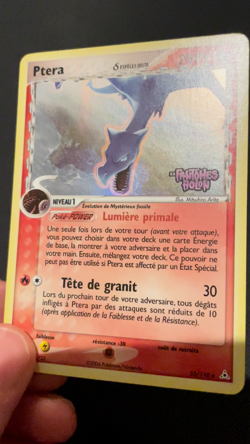 Carte Pokemon reverse stamp Ptera 35/110 EX Fantomes Holon Bloc EX FR - Image 2