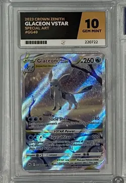 Pokemon TCG Glaceon Vstar - ACE 10 GG40/GG70 - Crown Zenith - Image 1