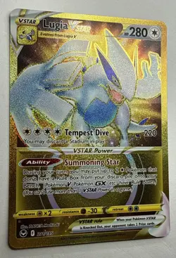 Pokemon TCG Lugia VSTAR Sword & Shield - Silver Tempest 211/195 Holo Secret Rare - Image 2