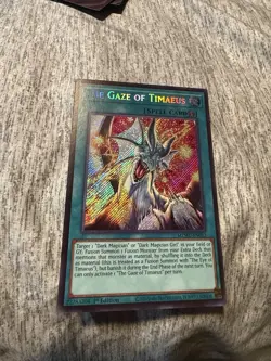 The Gaze of Timaeus Secret Rare MZMU-EN013 Yugioh - Image 1