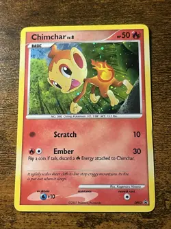 Chimchar Holo DP02 Diamond And Pearl Pokemon Card - Image 1
