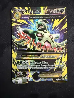 Pokemon Cards: Ancient Origins Ultra Rare Full Art: Mega Tyranitar EX 92/98 - Image 3