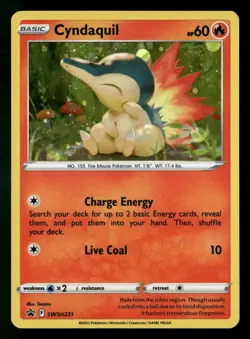 Cyndaquil Promo SWSH: Sword & Shield Promo Cards SWSH221 NM - Image 1
