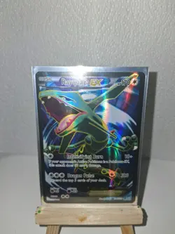 Pokemon TCG Rayquaza EX Full Art Ultra Rare Roaring Skies 2015 Card 104/108 RARE - Image 2