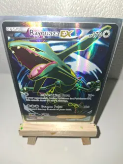 Pokemon TCG Rayquaza EX Full Art Ultra Rare Roaring Skies 2015 Card 104/108 RARE - Image 4