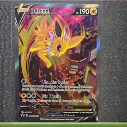 Jolteon V - SWSH183 - Pokemon Sword & Shield Promo Alternate Art Card NM - Image 1