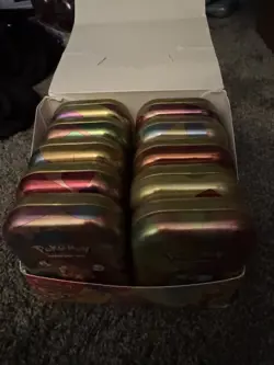 Pokemon TCG 151 Empty Mini Tins and Display Box - Image 2