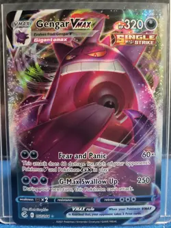 Pokemon TCG Gengar VMAX Full Art Single Strike 157/264 Fusion Strike Holo - Image 1