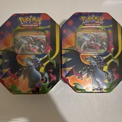 2 x Pokemon TCG Mega Charizard X Tin New Sealed 📦 - Image 1