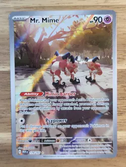 Pokemon TCG - 151- Mr. Mime 179/165 - Illustration Rare- - Image 1
