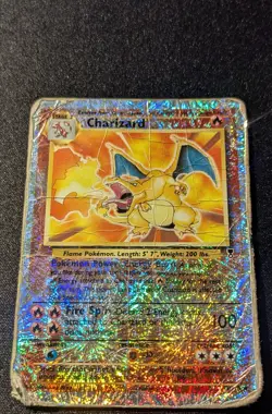 Pokemon LEGENDARY COLLECTION - #3/110 Charizard - Reverse Holo - ENG - Damaged - Image 4