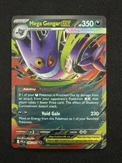 Pokemon TCG Mega Gengar EX 56/94 Phantasmal Flames Mint/NM English - Image 1