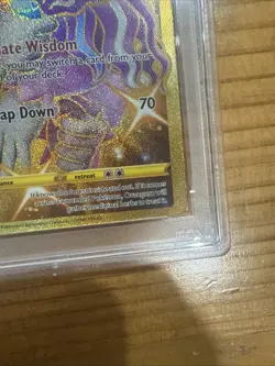 Pokemon Sword & Shield Vivid Voltage SECRET GOLD 199 ORANGURU PSA 8 NM-MT GRADED - Image 5