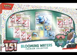 Pokemon TCG Scarlet & Violet 151 Blooming Waters Premium Collection Box Sealed - Image 1