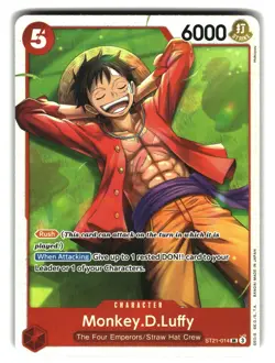 Monkey D Luffy ST21-014 SR Foil Starter Deck One Piece Card - Image 1