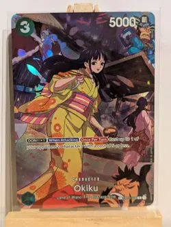 Okiku OP01-035 R Alt Rare One Piece Card Game English - Image 1