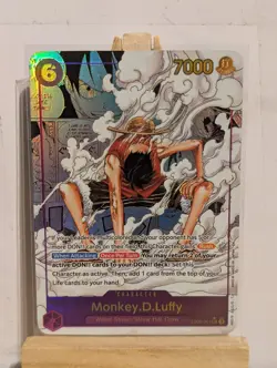 Monkey D Luffy EB02-061 Manga Alt Rare SEC One Piece Card Game English - Image 1