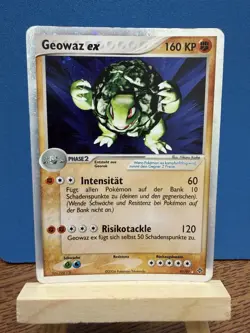 Pokemon TCG Golem EX 91/97 Dragon Holo Rare Card GERMAN - Image 1