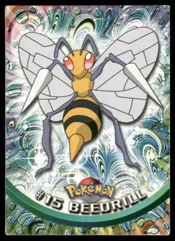 Pokemon Cards Beedrill #15 Topps Trading Cards Series 1 MP *2 - Image 1