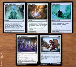 Set of 5 White Instant Fog Spells & Creatures *NM* Commander Deck Magic MTG - Image 1