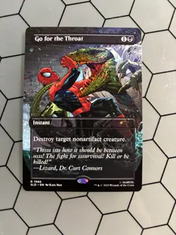 MTG | 🕷Spider-man🕷 SL | Go for the Throat (1986) | 🚫🌟Non-Foil 🌟🚫 - Image 1