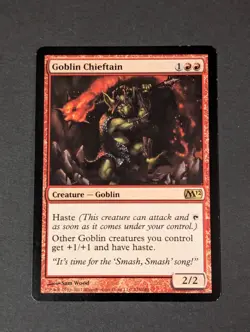 Goblin Chieftain Magic 2012 M12 Magic the Gathering MtG - Image 1