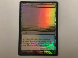 MTG Judge Promo FLOODED STRAND Foil LP (0154) Graded Power - Image 1