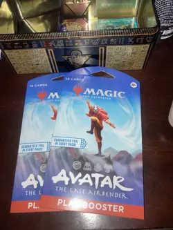 Magic The Gathering: Avatar The Last Airbender - Sleeved Play Booster Pack X2 - Image 1