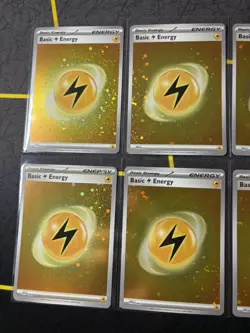 Pokemon TCG 8x Lightning Energy Cosmos Holo Scarlet And Violet 151 - Near Mint! - Image 2