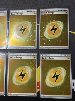 Pokemon TCG 8x Lightning Energy Cosmos Holo Scarlet And Violet 151 - Near Mint! - Image 5