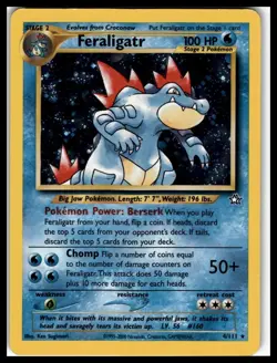 Feraligatr Pokemon Neo Genesis HOLO 4/111 Lightly Played LP Vintage - Image 1