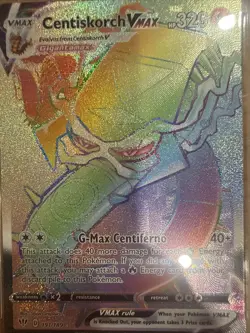 Centiskorch VMAX 191/189 Holofoil Pokemon SWSH03: Darkness Ablaze PSA 8 Graded - Image 2